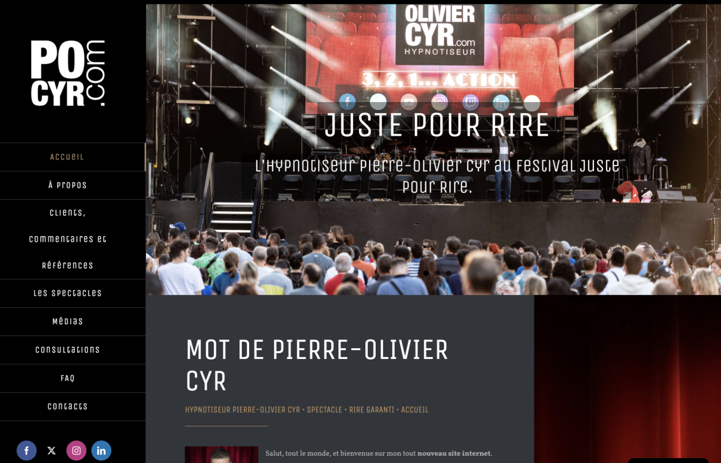 Hypnotiseur Pierre-Olivier Cyr